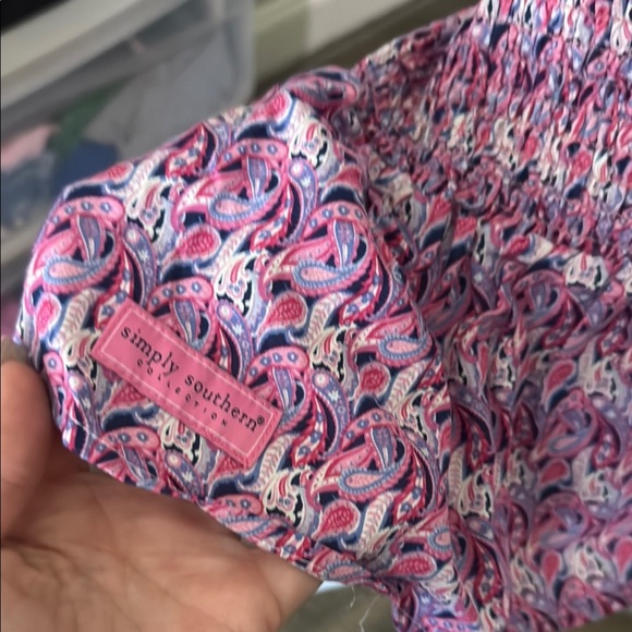 Simply Southern Purple Patterned Blouse - Picture 4 of 8